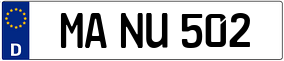 Truck License Plate